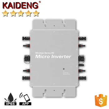KaiDeng micro inverter WVC1200 Grid Tie inverter 120/230V 50/60Hz DC to AC 3 Phase High Efficient Hybrid solar system