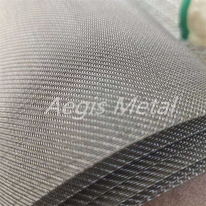 Nichrome Alloy Woven Wire Mesh Screen Nickel Alloy Crimped Metal Mesh ...