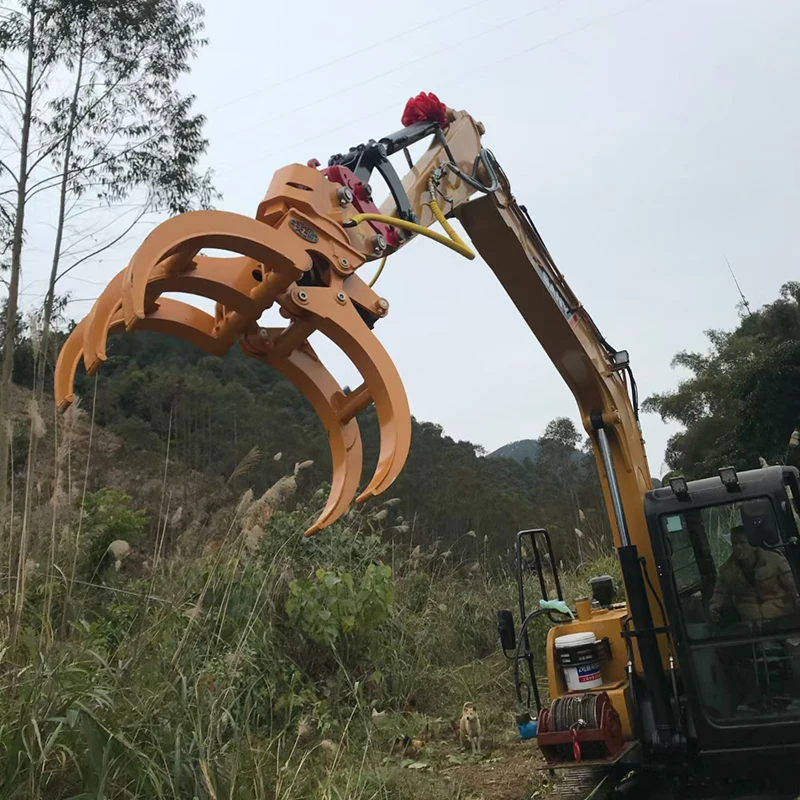 在庫超歓迎 Wyj150zショベルは360油圧回転グラップルで10〜15トンの