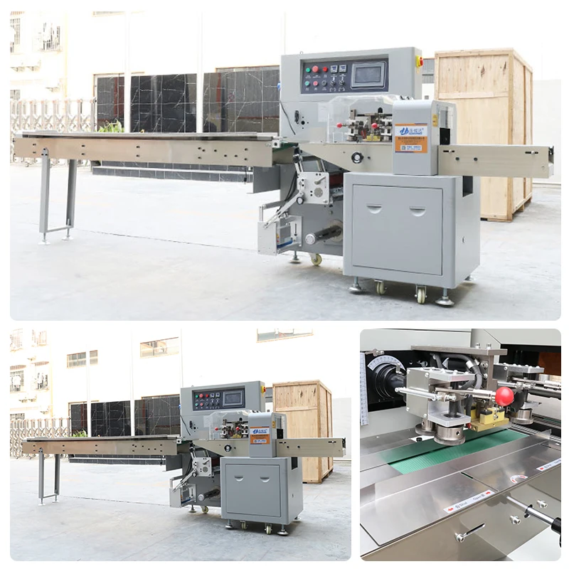 Automatic Electric Switch Socket Capacitor Pillow Packaging Machinery Plastic Pouch Filling Sealing Labeling Laminating Bearing