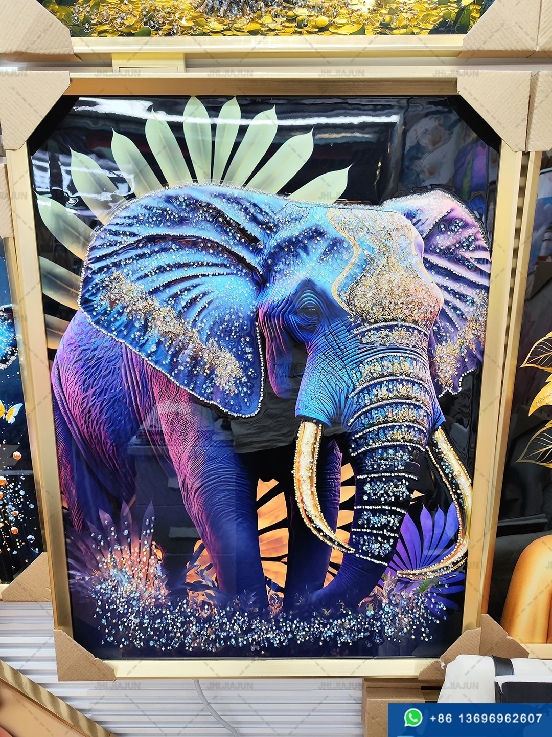 アフリカのライオンのキャンバス絵画壁アート野生動物のポスター