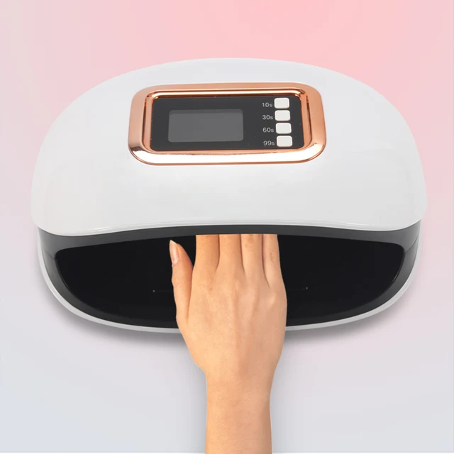 LKER 72W LED UV Nail Manicure Lamp SUN H4 Plus Design OEM for Professional Nail Dryer Two Hands Drying
