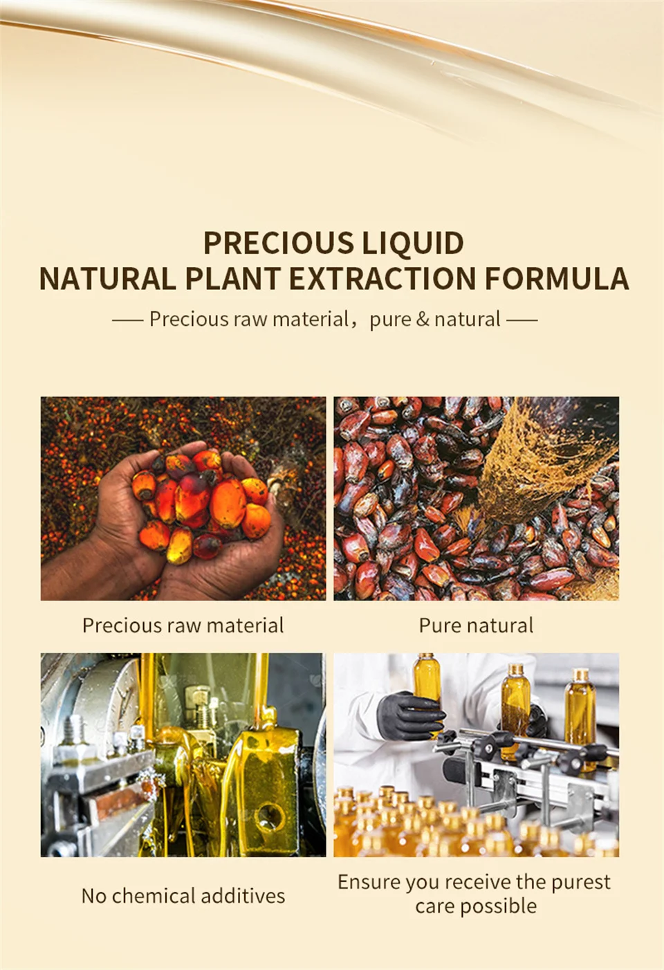 Hot Selling Natural Organic Hair Care Products Custom Hair Growth Oil Batana Oil for Hair Growth