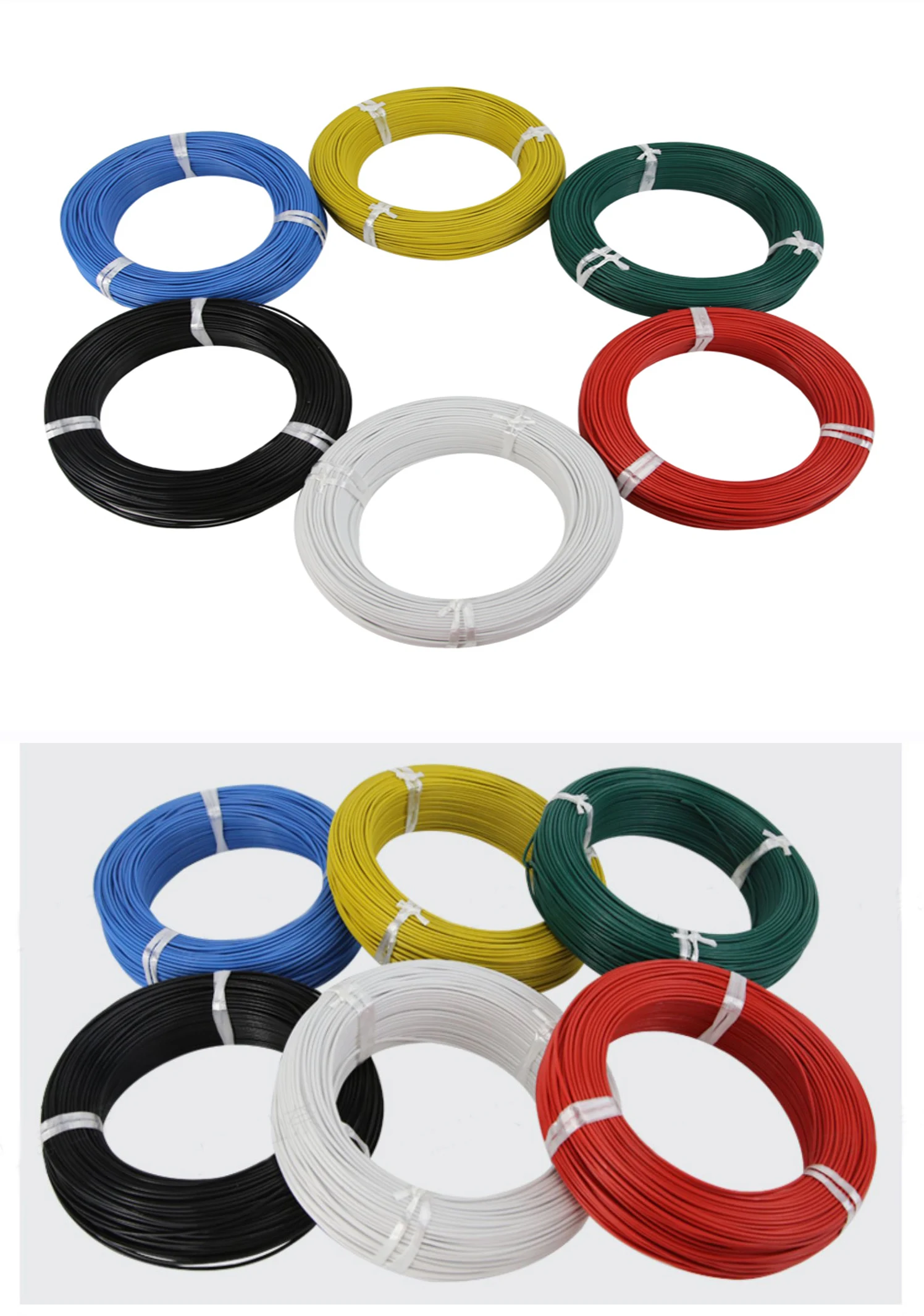 AF-250 Series Silver Plated Copper High Temperature Wire 250℃ 600V PFA Insulated VW-1 RoHS Compliant Hook Up Wire for Aerospace插图8