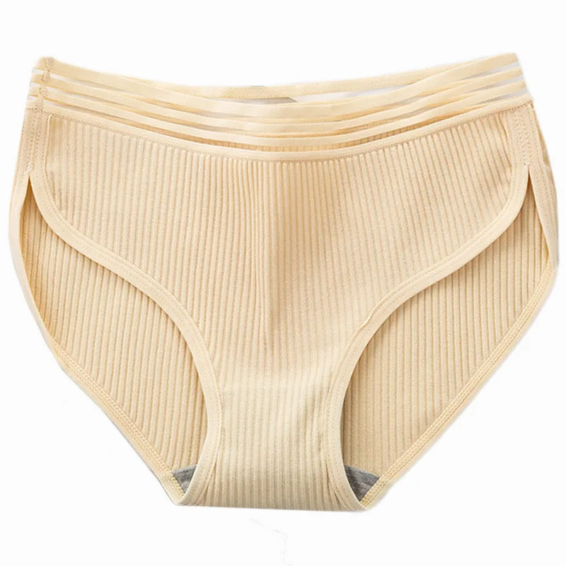 Mature Sexy Ladies Fashion Soft Cotton Spandex Panties Free Size Women Underwear