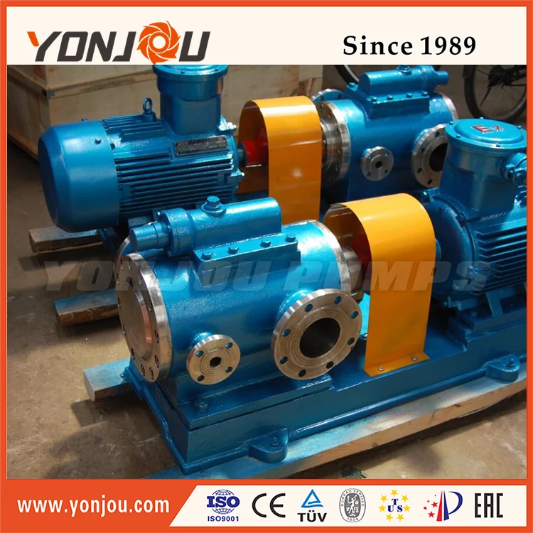 Cargo Oil Pump High Viscosity Asphalt Bitumen Rotary Screw Pump High Pressure OEM YONJOU LQ3G 177HP 132kW