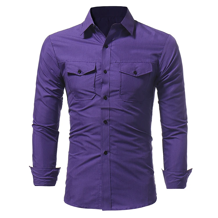 100% Cotton White Formal Dress Shirt 