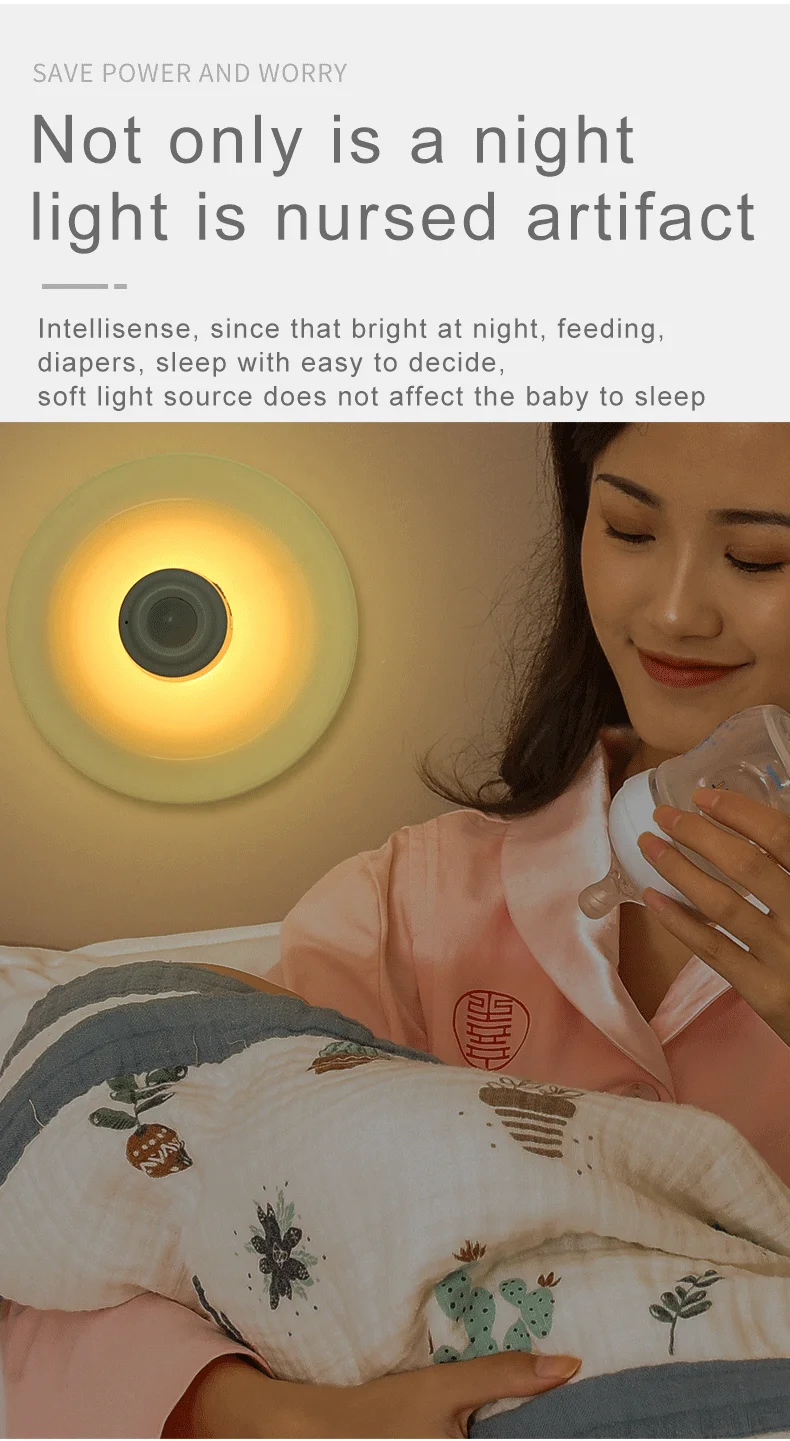 product new portable rechargeable sensor night light base childrens reading chuck night light-45