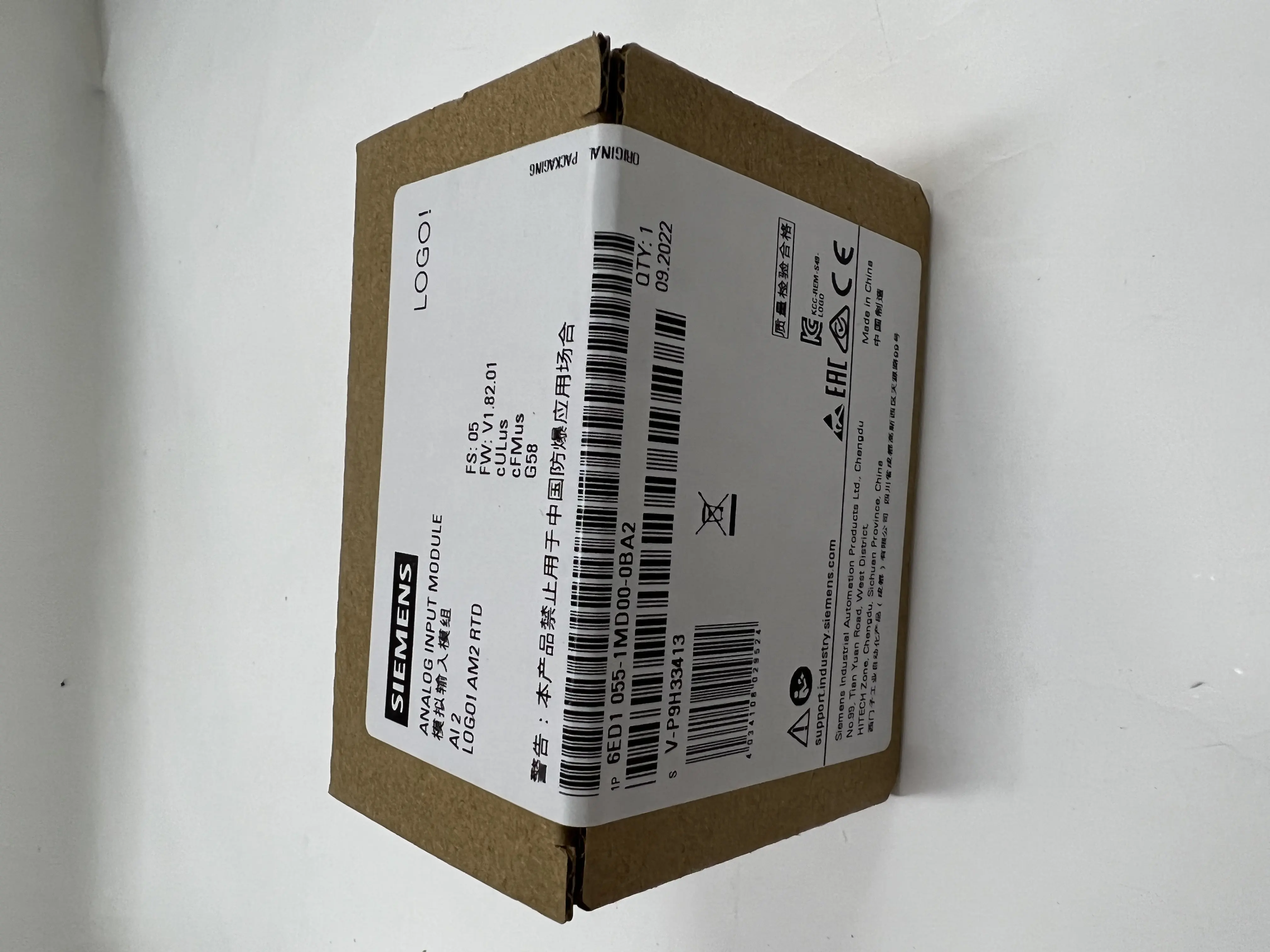 Siemens Analog Input Module 6ED1055-1MD00-0BA2 Siemens Analog Input Module 6ED1055-1MD00-0BA2