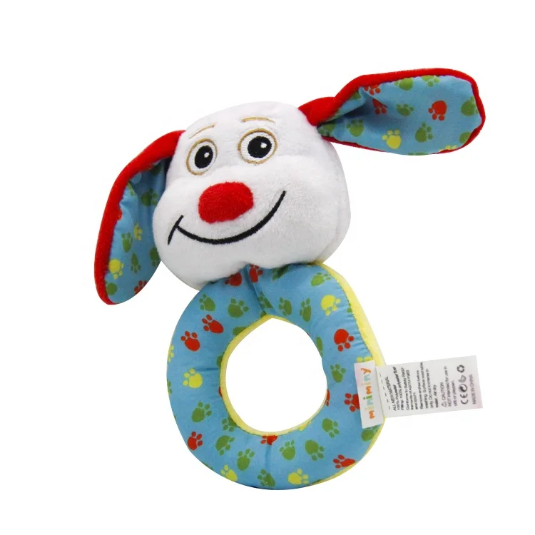 Новый продукт для малышей, мягкая плюшевая игрушка-погремушка для малышей