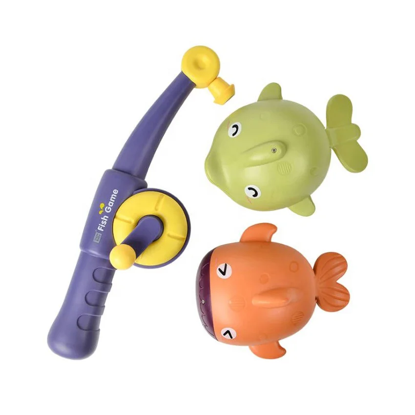 Высококачественная игрушка для рыбалки в ванну, заводная плавающая игрушка-Кит, плавающая игрушка, магнитная удочка для малышей, Детский комплект для купания, рыба