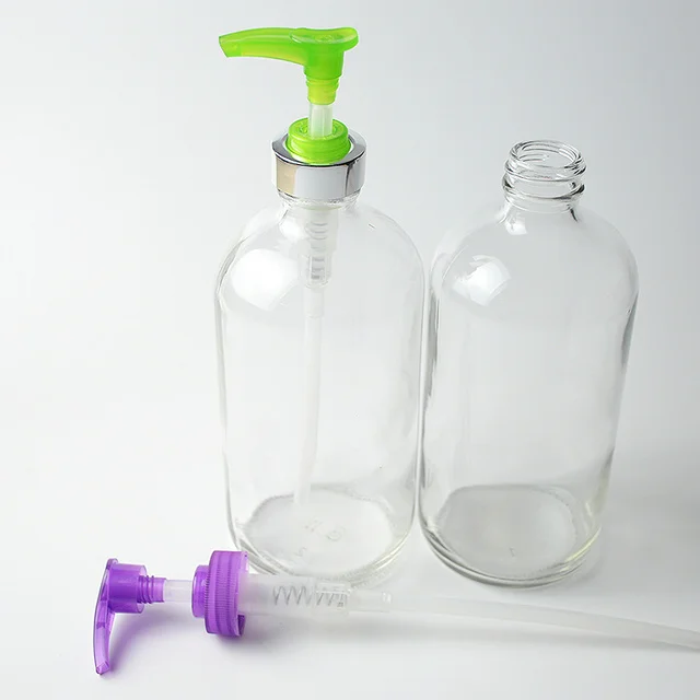 product eco friendly reusable glass bottles refillable option for shower gel or lotion-3