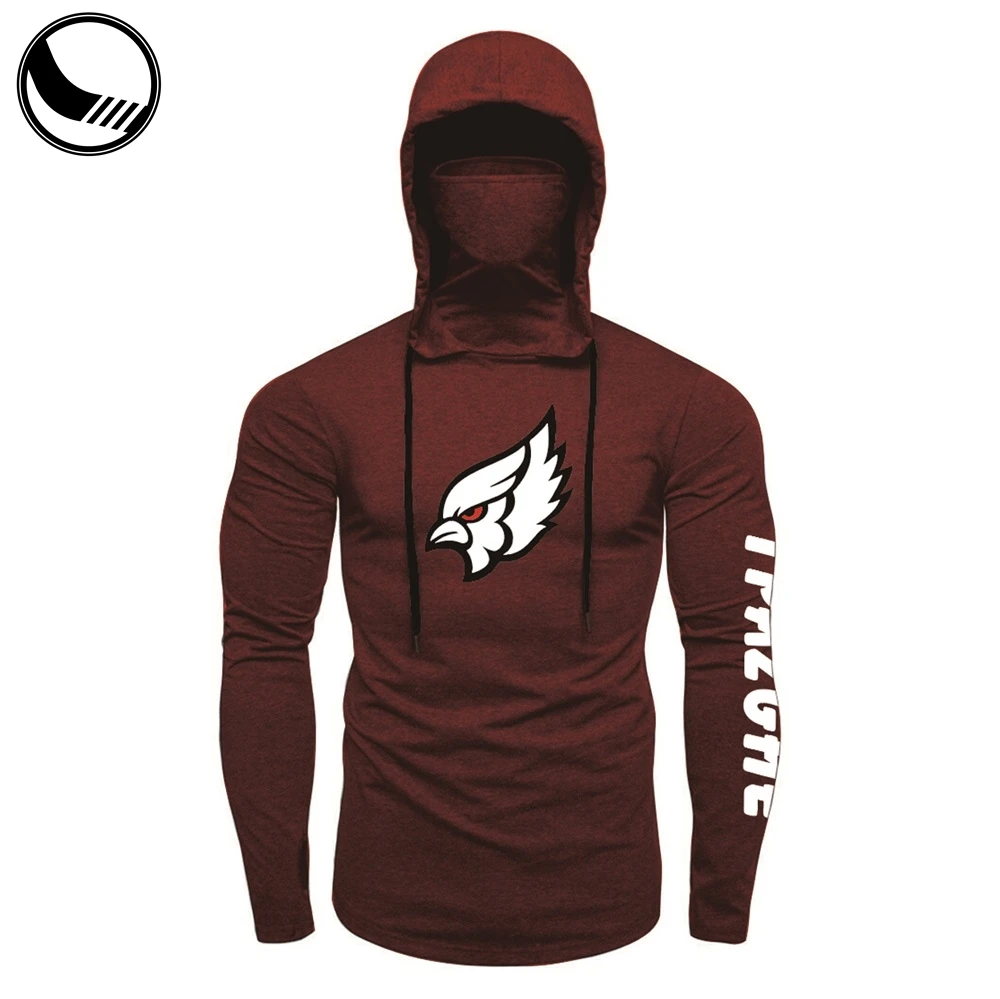 High Quality Cheap Wholesale Oversize Sublimation Custom logo Hoodie  With Neck Warmer