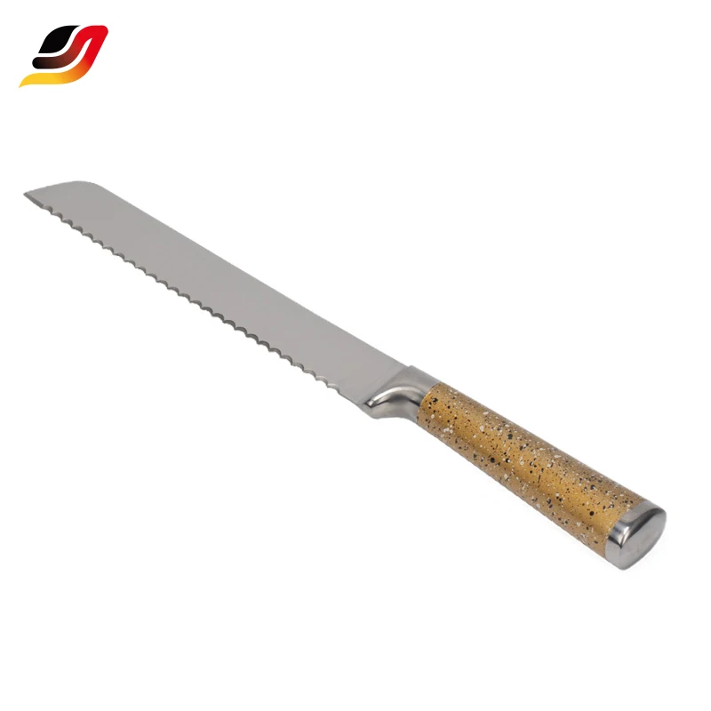 Großhandel 5-tlg. Fleischschneide-Kochmesser-Set, Edelstahl 430 mit beschichtetem Griff, Küchenmesserset