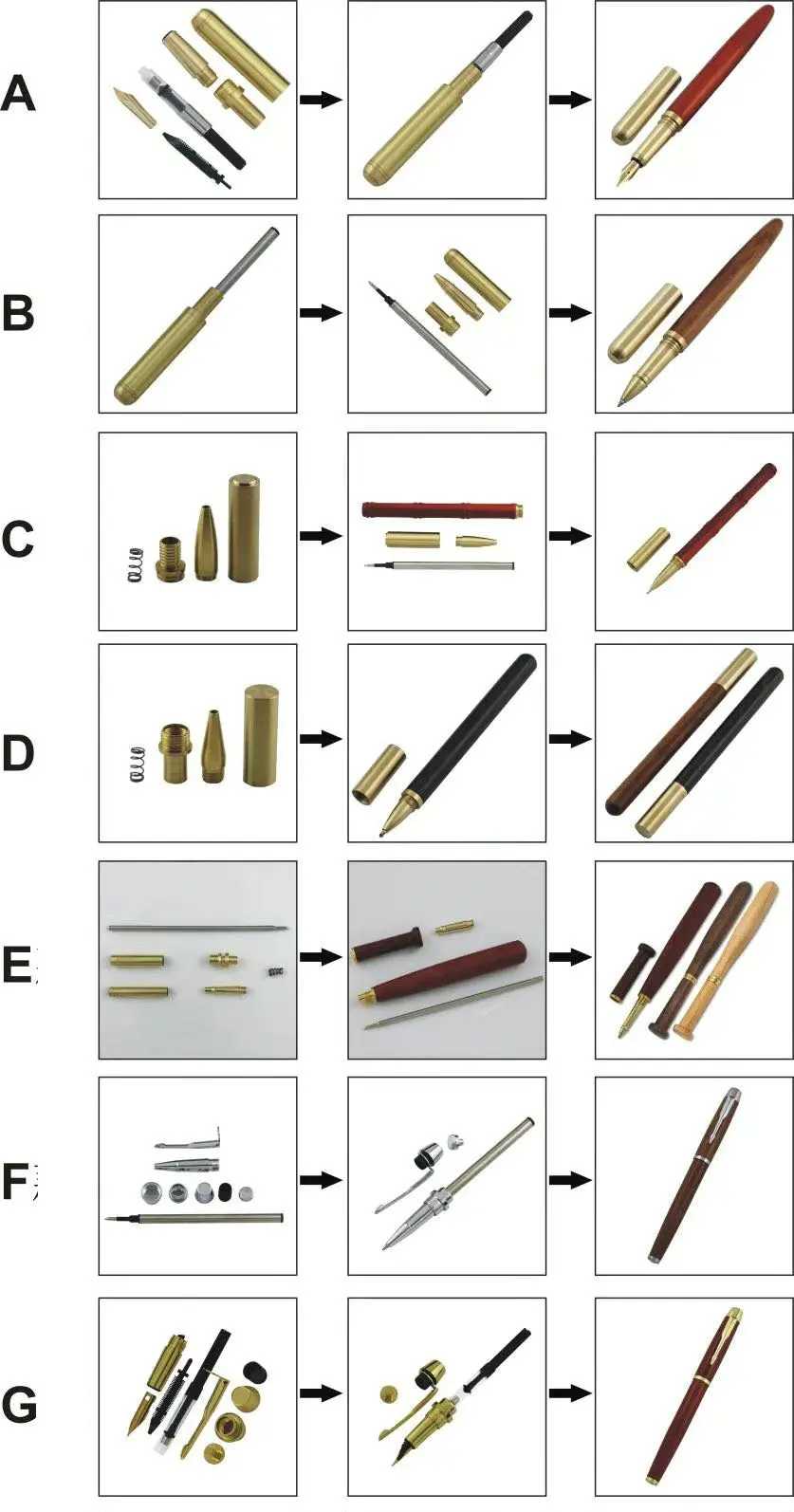 Buy Wholesale China Artisan Americana Woodworking Bushing Pen Kit