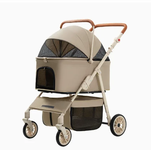 Hot Sale Multifunctional Outdoor Pet Stroller Portable Foldable Dog Cat Stroller Pet Supplies