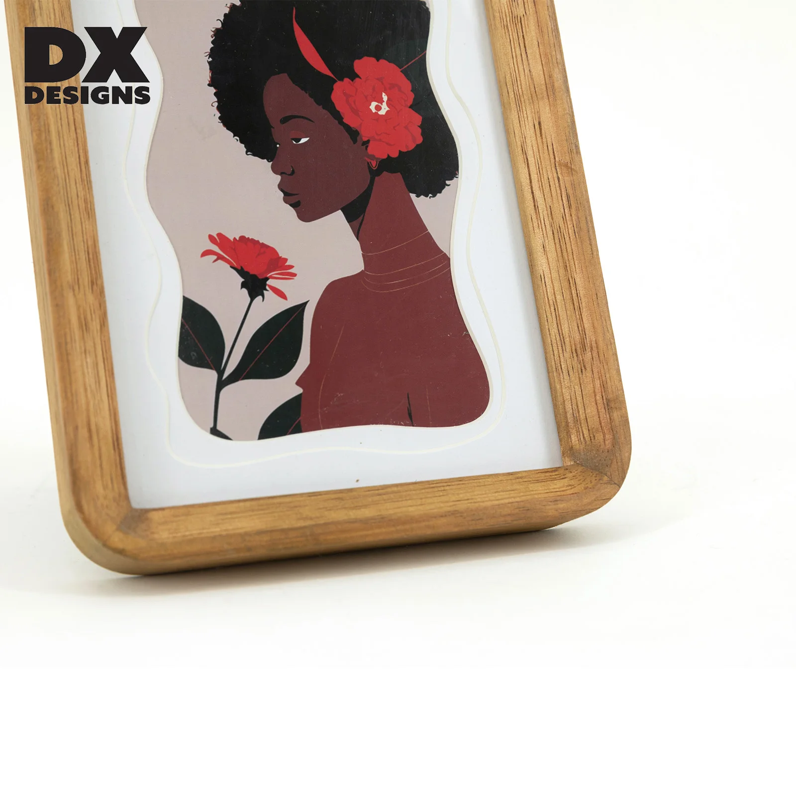 Wooden Frame Photo Display for Tabletop Display Wall Mount Solid Wood Photo Frame Pack