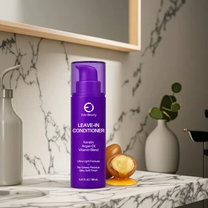 Keratin Argan Oil Leave-In Conditioner Evia Vitamin Blend for Dry Damaged Curly Hair Ultra-Light Detangler Anti-Frizz 2026