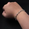 Rhodium Plated-7.5mm