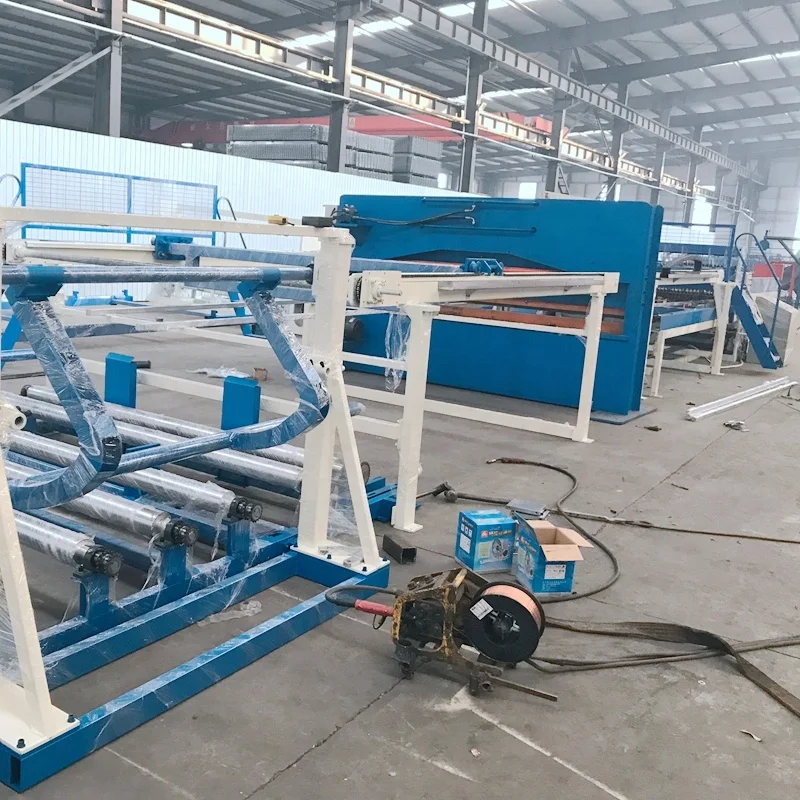 3-6 mm Automatic curver Fence Wire Mesh Panel Welding Machine With Bending Machine Production Line