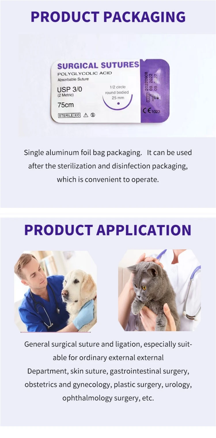 Suture Kit 10 Animal Veterinary Suture Needle Surgical Needle