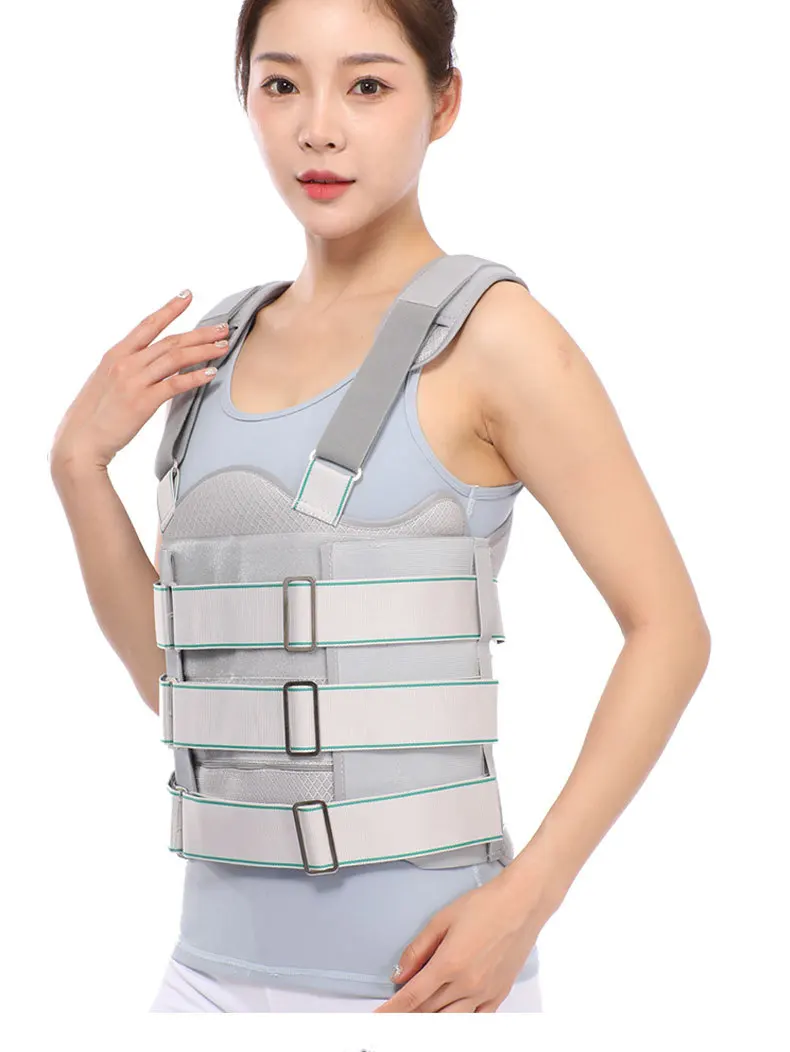 Adjustable Lumbar Spine Orthosis Splint Vest Thoracic Compression ...