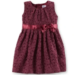 Kid Girl Royal Red No Sleeve Casual Summer Dress Online Wholesale Shop