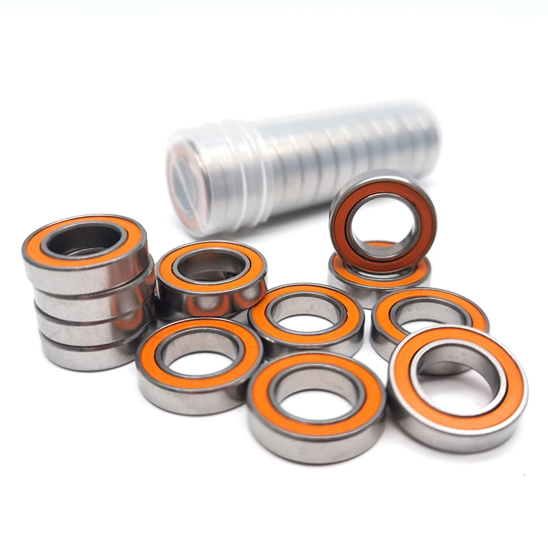 abec 9 fishing reel bearing 13 Upgrade Kit Baitcast Bearings and 1 pc 7x13x4 mm Ceramic Hybrid ABEC 7 Orange Seal Bearings Abec 9 Fishing Reel Hybrid