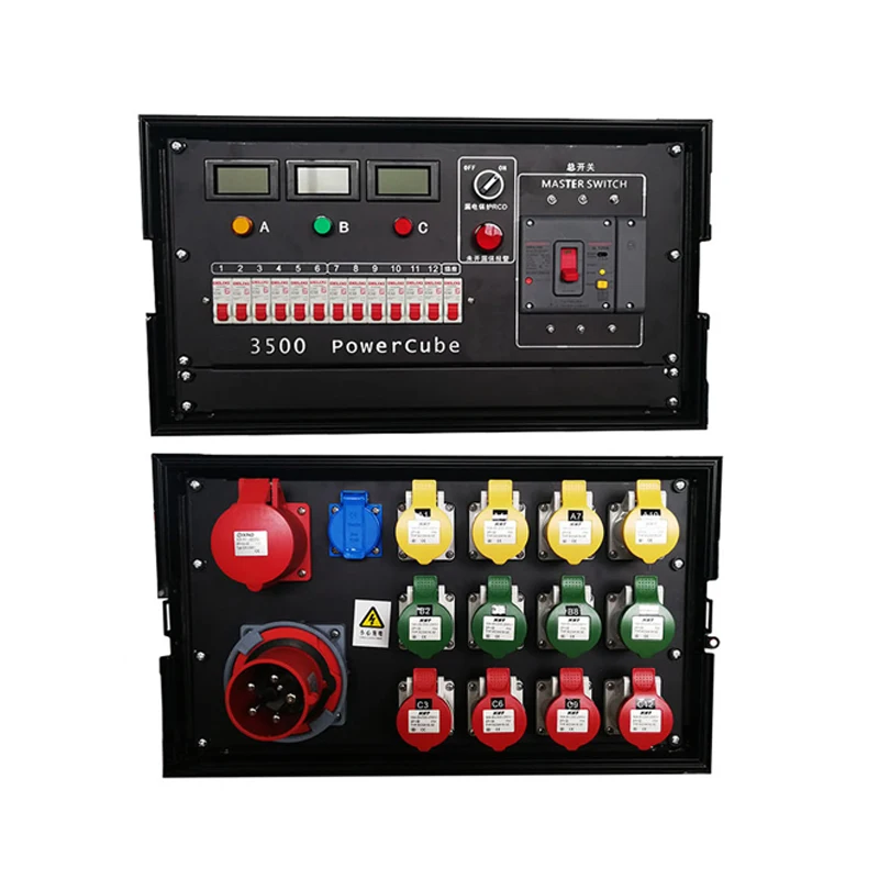 12-way Stage Power Box Fuge Distribution Box Leakage protection Large ...
