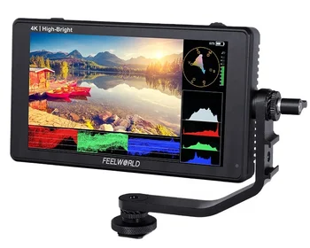 FEELWORLD LUT6E 6-Inch 1600nits Touch Screen DSLR Camera Field Monitor Full HD1920x1080IPS