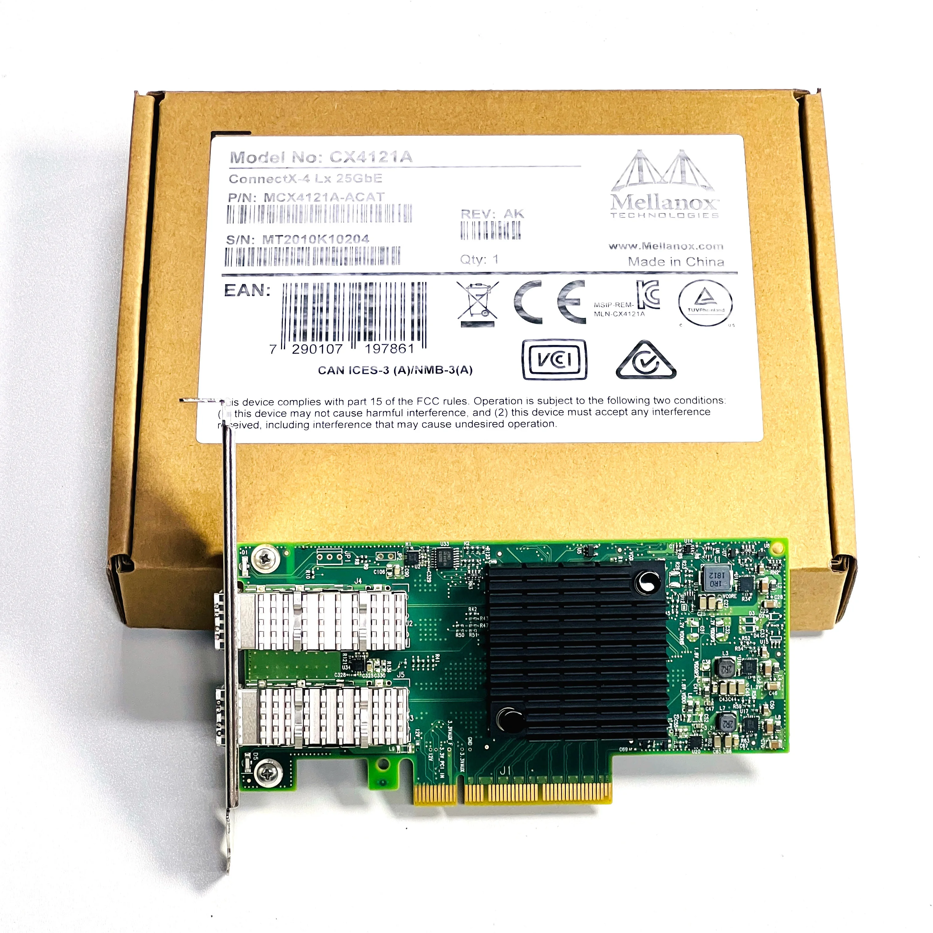 Ethernet Macintosh Mellanox ConnectX-4 CX4121A 25Gb Ethernet