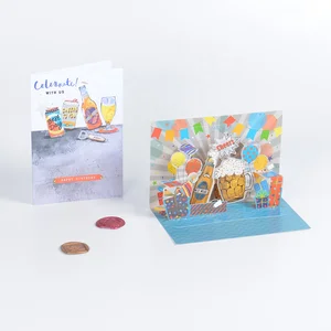 Custom Printed Folded Thank-You Card with Logo Wholesale