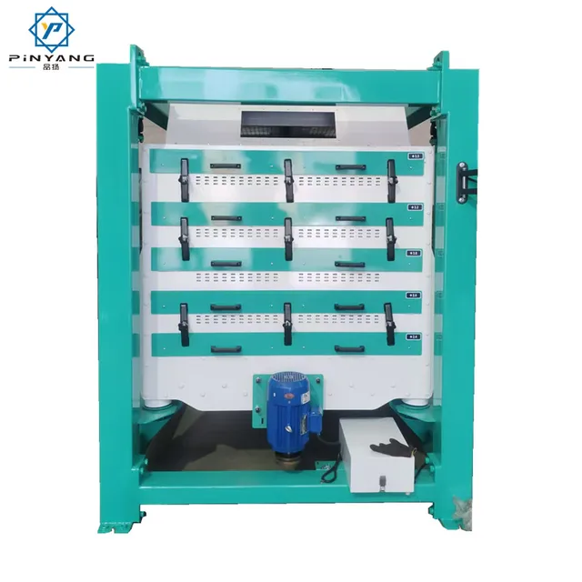MMJM 200 Multi-function Automatic Large Electric White Rice Rotary Grading Screen Rice Corn Wheat Soybean Grading Screen