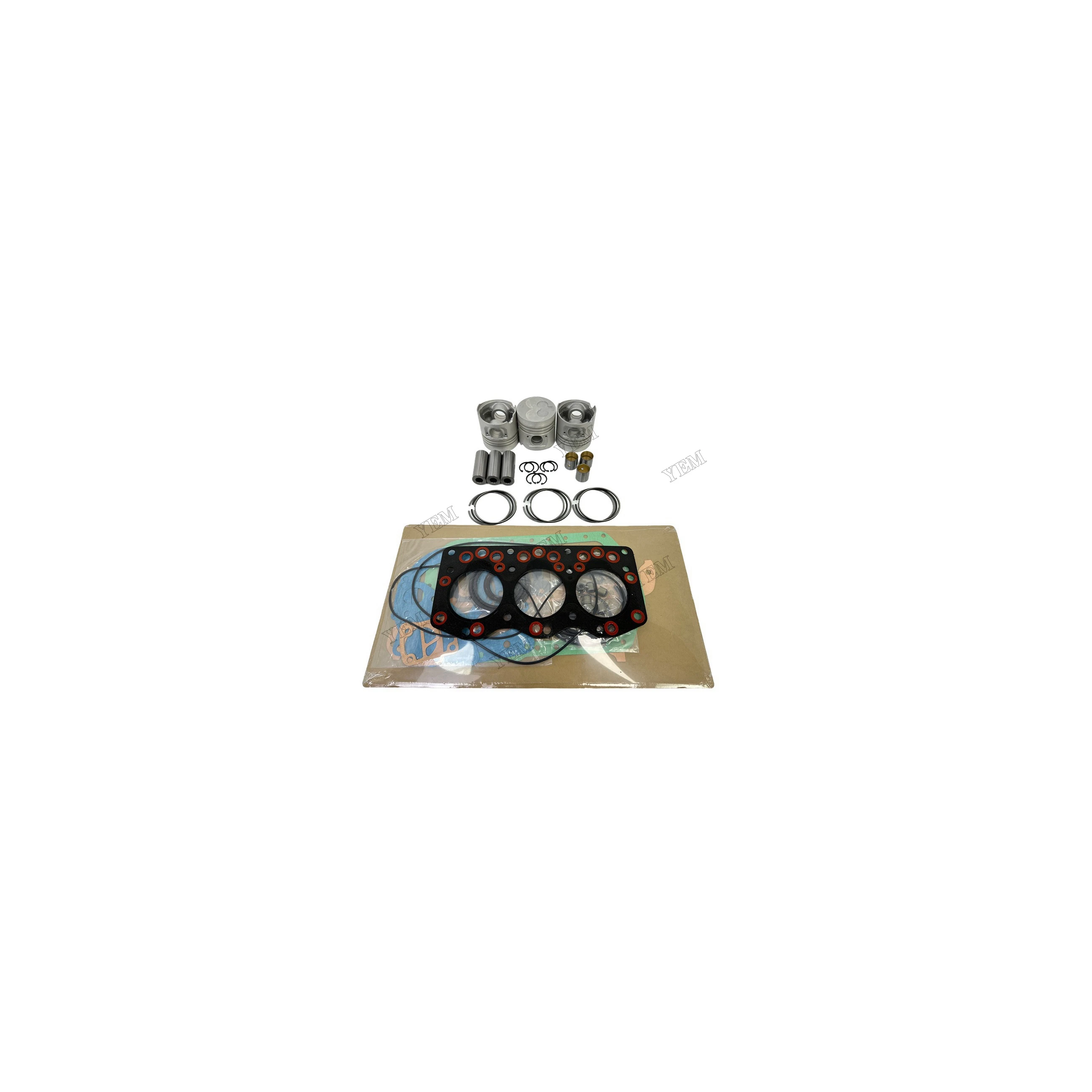 3AD1 Rebuild Kit With Cylinder Gaskets Piston Rings Fits for Isuzu Heavy Duty Engine Parts