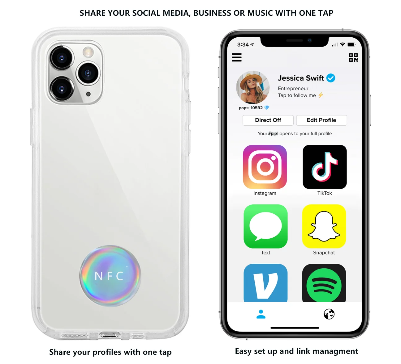 Pop popl интернет магазин. NFC socials Sticker.