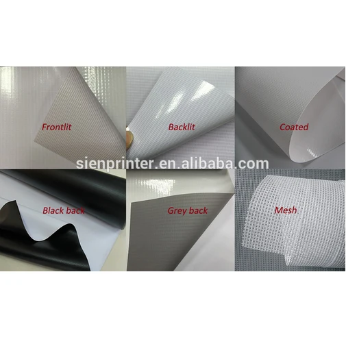 440g PVC Frontlit Backlit Digital Printed Fabric Flex Banner Poster Materials From Guangzhou China