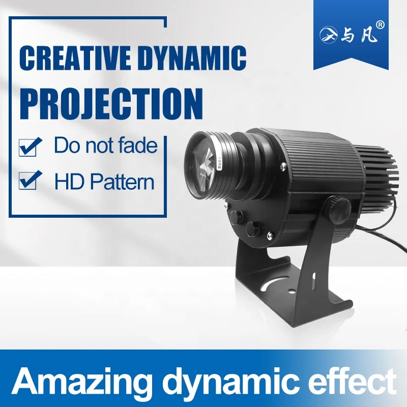 15w Customized Laser Dynamic  Lamp  4k High Definition  Outdoor Street Waterproof Full Color  Advert Light  Gobo logo  Projector