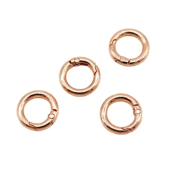 Nolvo World gold silver color 8mm small o ring non welded mini ring for connection hanger direct by factory for cheap price