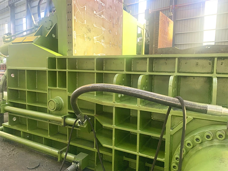 Keshang Y81-500T Automatic Low Energy Hydraulic Iron Baling Press Machine Horizontal Scrap Metal Baler factory