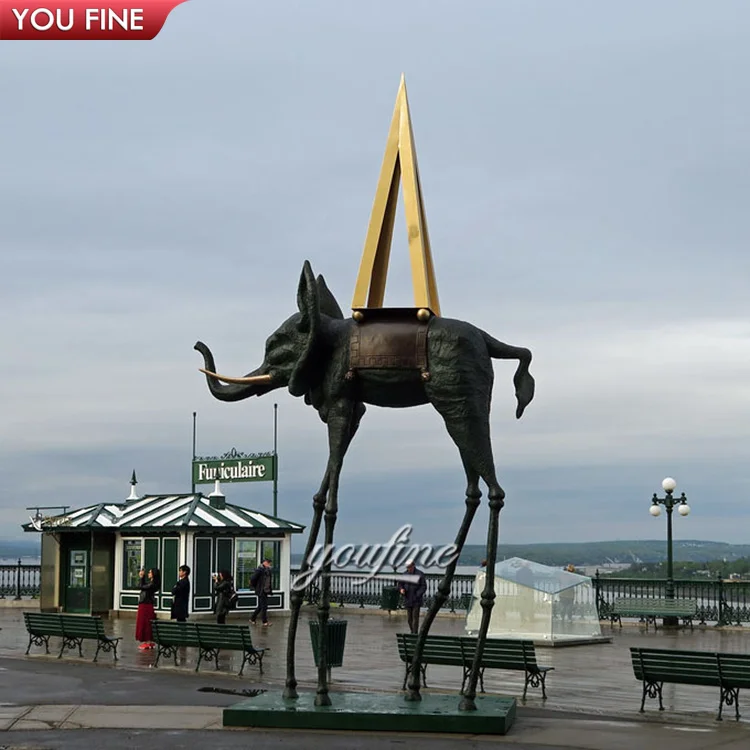 公園のための有名なブロンズサルバドールダリ象の像| Alibaba.com