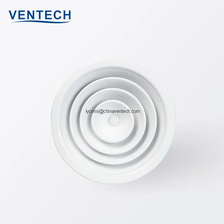 1.0mm thickness round ceiling diffuser aluminum air diffuser