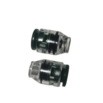 Push-fit End Stop Connector With Easy Observe Transparent Plastic Microduct End Stop Connector Microduct End Cap