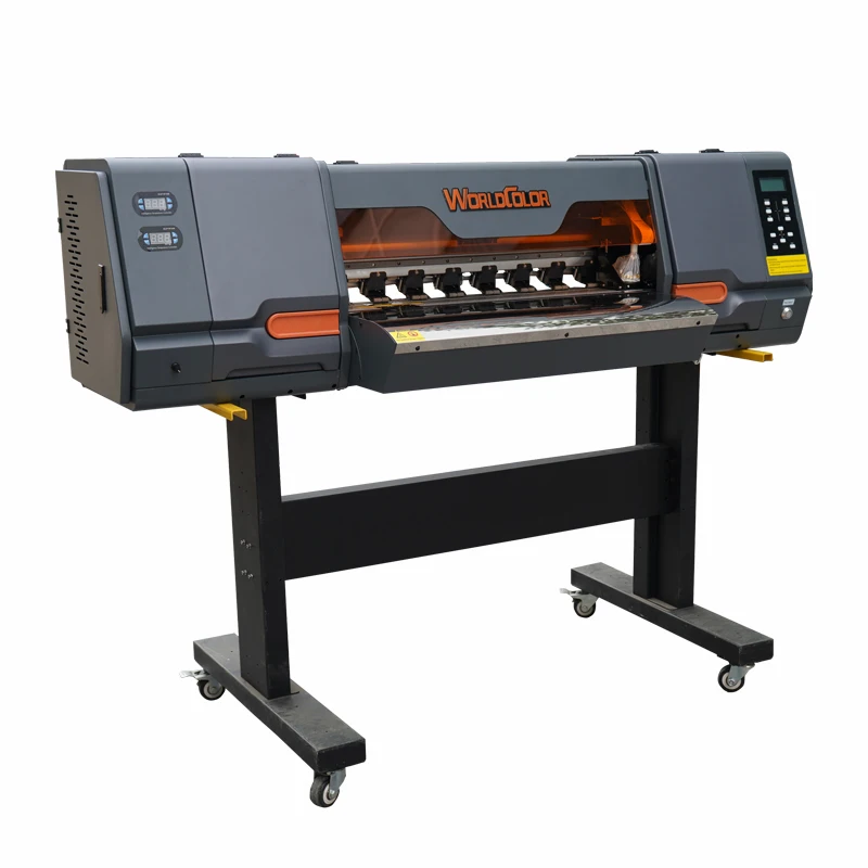 The Newest 60cm Two Heads DTF Printer with Big Powder Shaker and No Need Change Consumables Air Purifier DTF Inkjet Printer