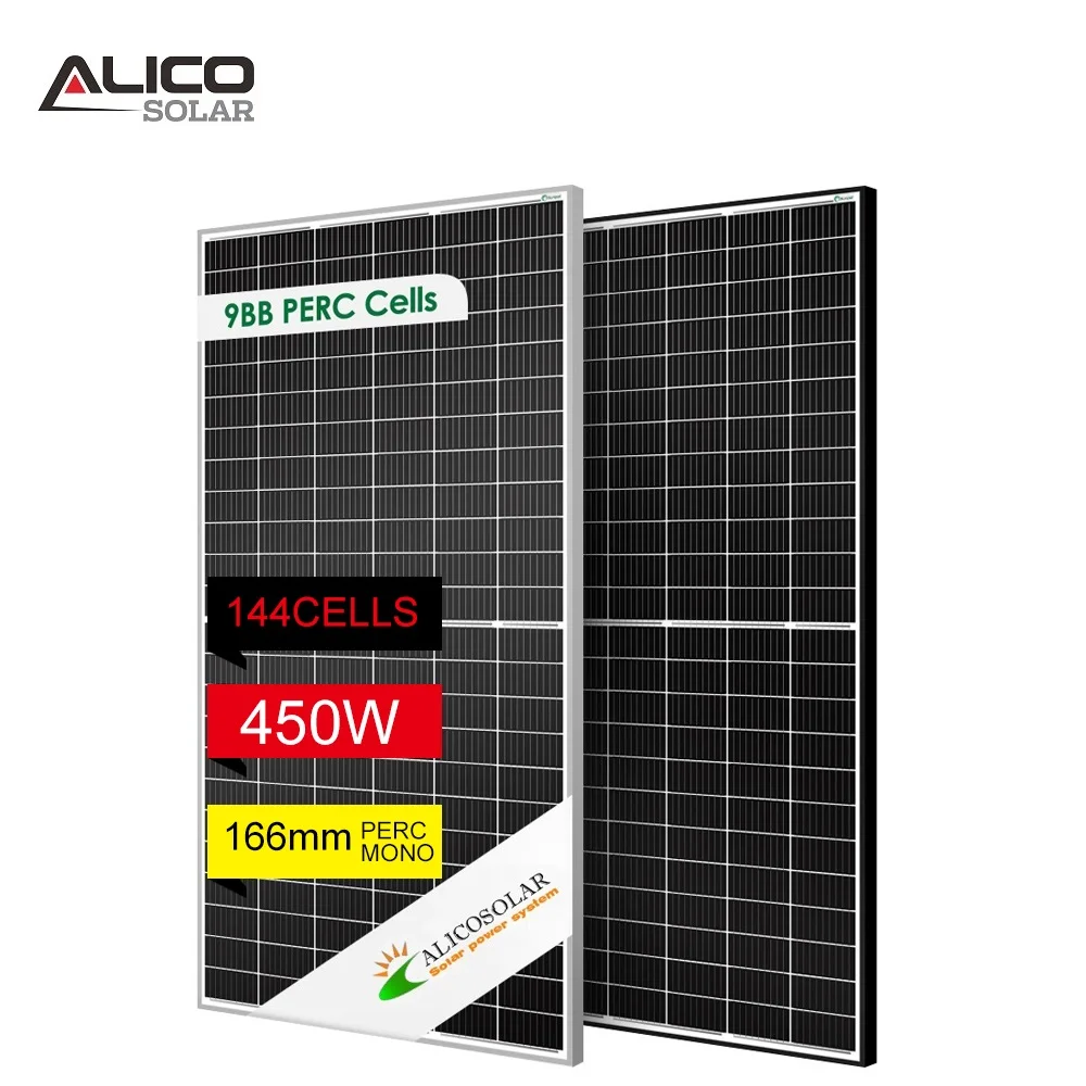 cheap PV module  best solar panel 450w high efficiency perc half cell  solar panels solar power panel for solar power homesystem