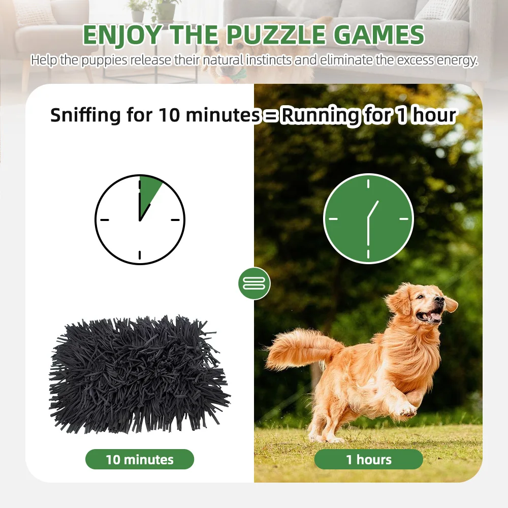 Wholesale Training Dog Slow Eat Bowl Mat Pet Snuffling Mat Nose Work M - product detail 3