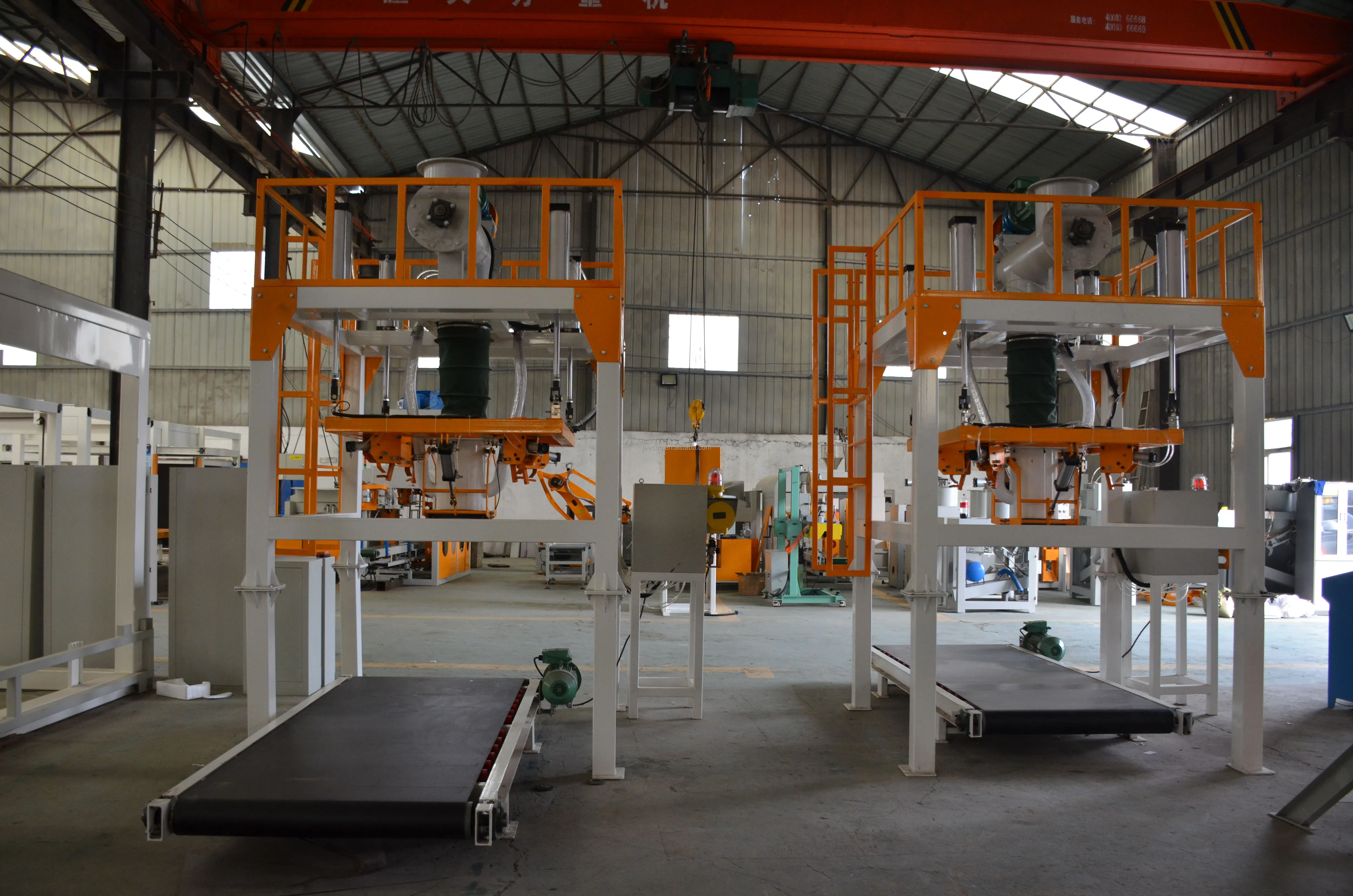 1000kg Big Bag Packing Machine Bulk Bag Jumbo Lime Limestone Filling Machine Semiautomatic Ton