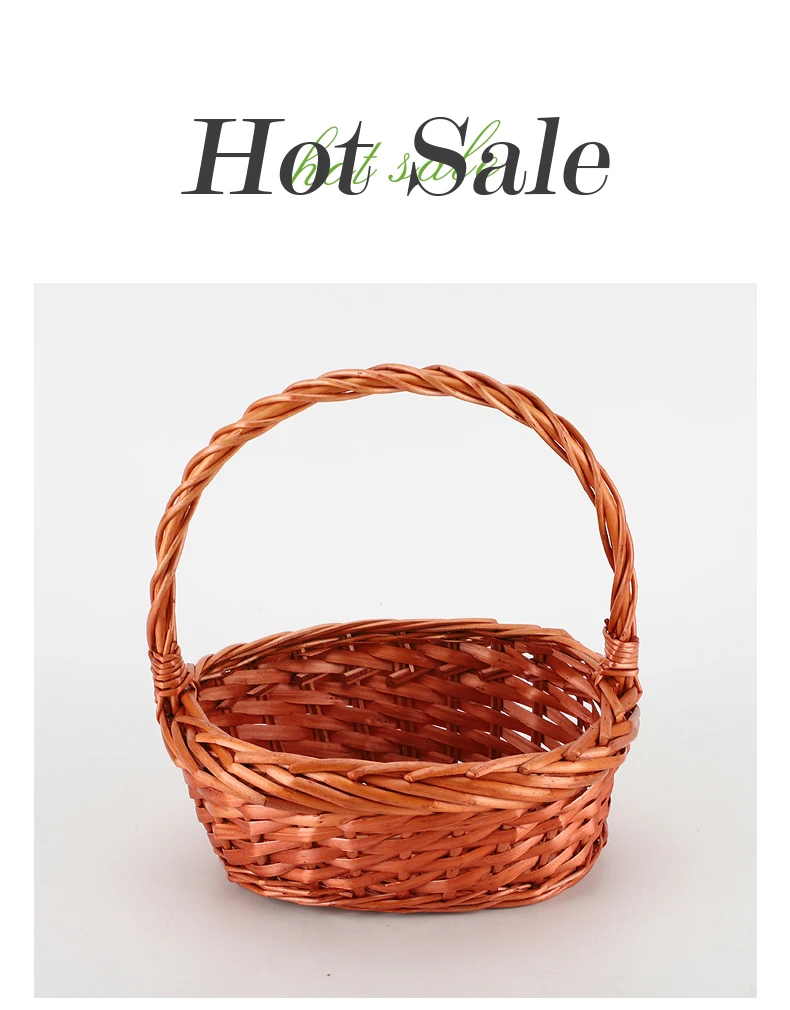 China Home Decor Wholesale Wicker Basket Willow Gift Canastas De Mimbre