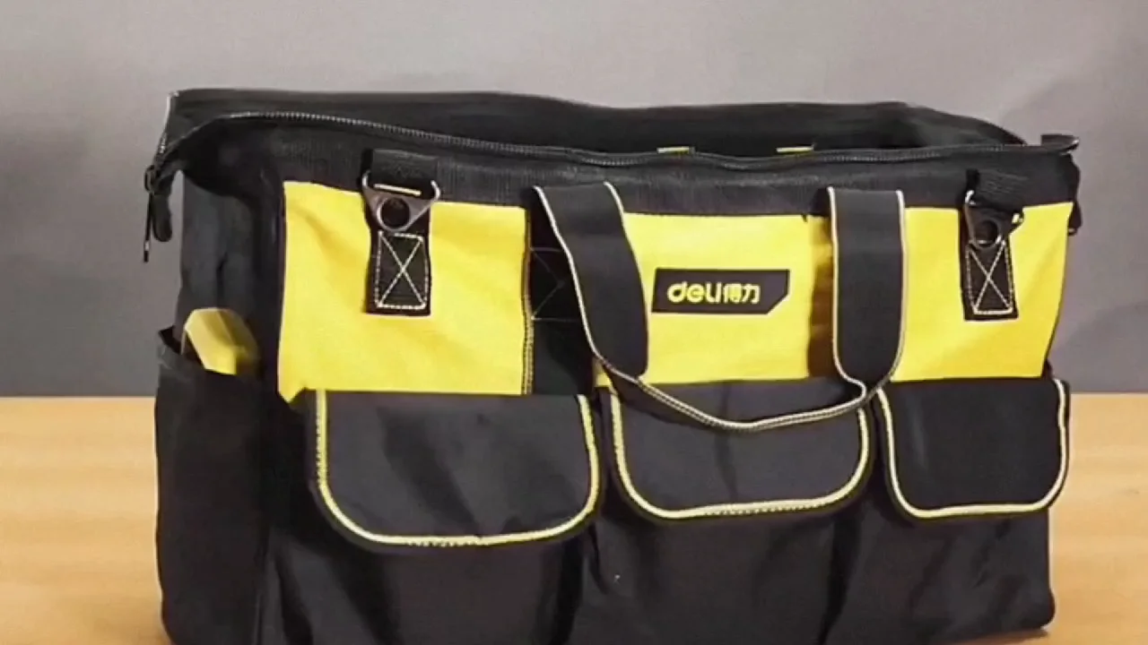 Heavy Duty Industrial & Construction Work Backpack For Men Tool Kit