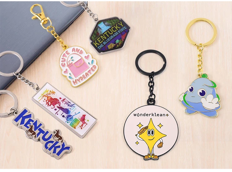 product enamel customized keyring key ring keychains holder key chains custom metal custom logo design wholesale souvenir gifts 2d 3d-9