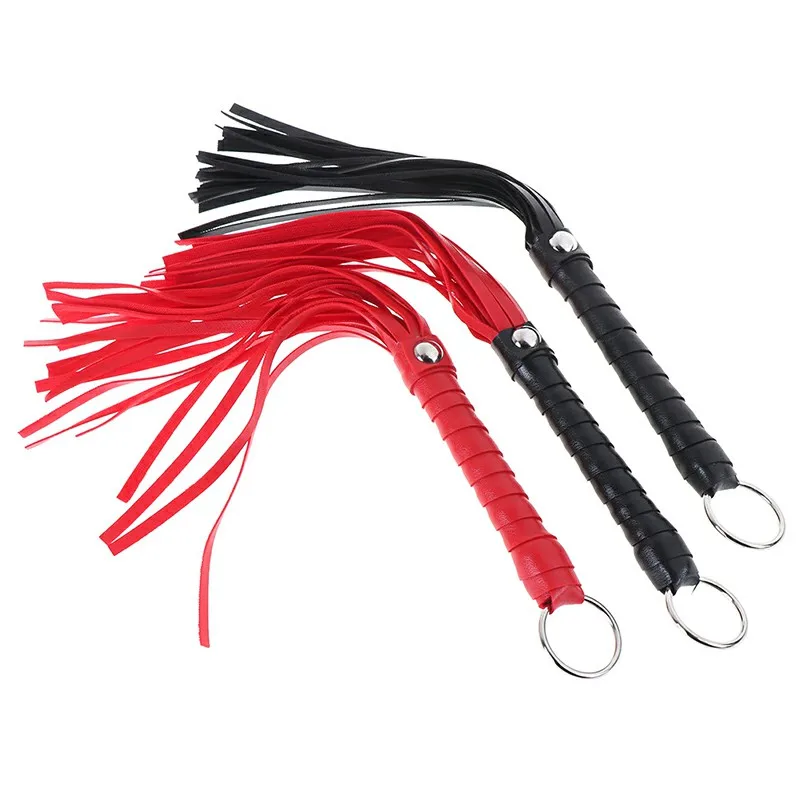 Free Custom Box - Mini Pu Leather Spanking Whip Fetish Tassel Paddle Women and Men Gay Toy Couple Bondage Erotic Accessories